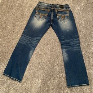 Men’s rock revival jeans